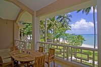 Terrace of the Hotel OCEAN POINT CONDOMINIUMS - Cabarete - Dominican Republic